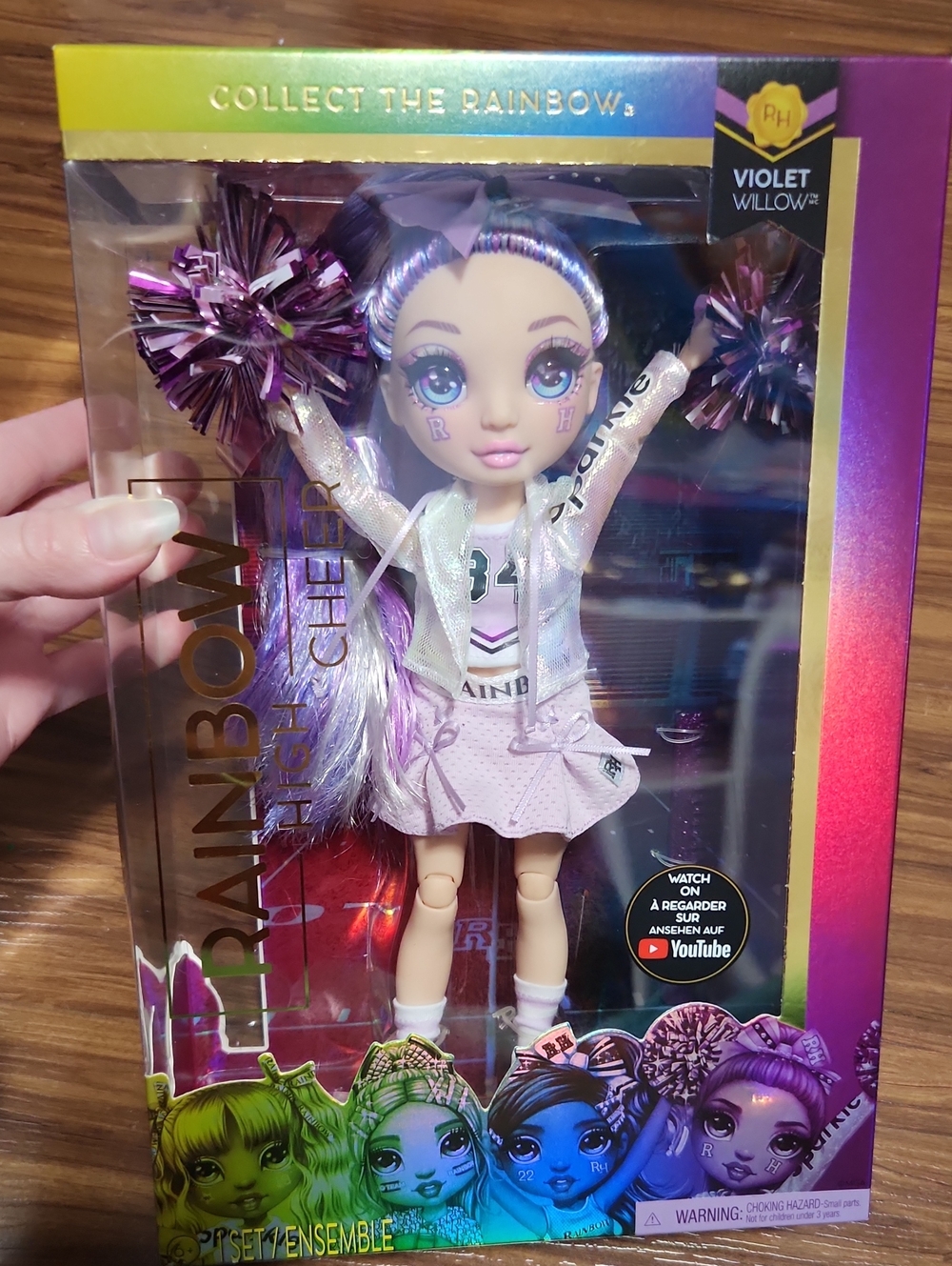 Rainbow High Cheer Violet Willows Doll